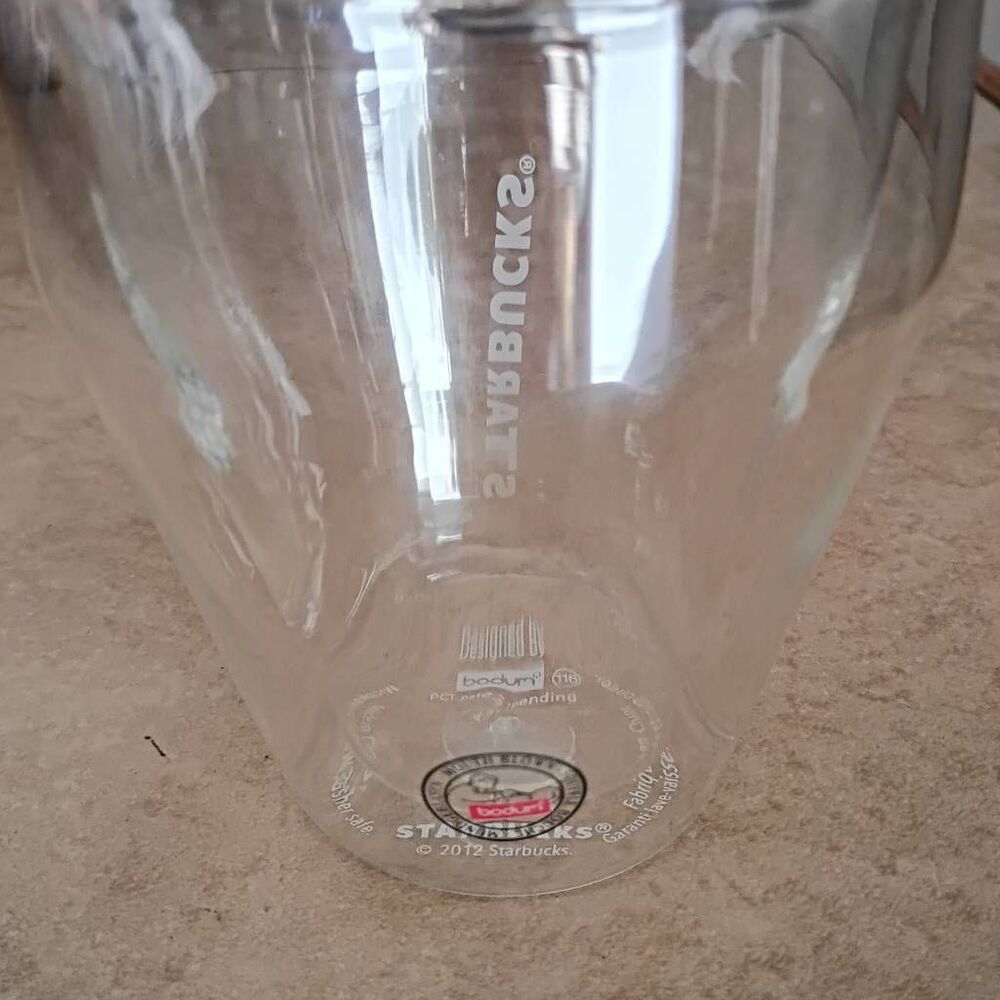 Starbucks 2012 Bodum 8oz Glass